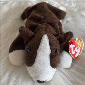 TY Beanie Babies Collection Vintage “BRUNO” the Bull Terrier